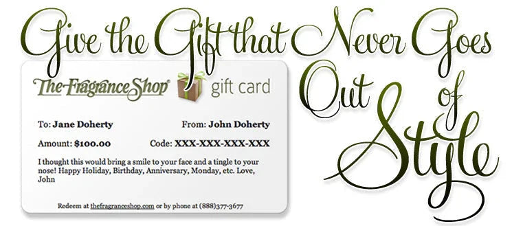 Gift Cards - The Fragrance Shop