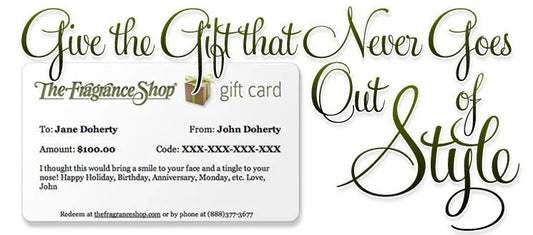 Gift Cards - The Fragrance Shop 